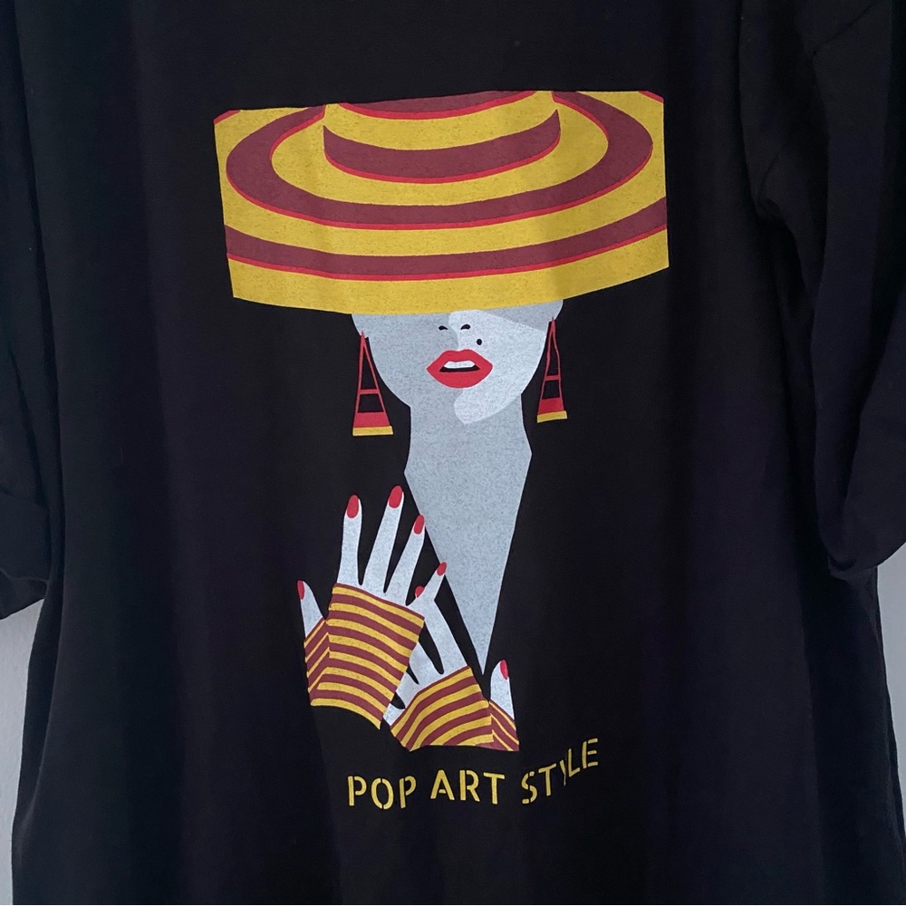Pop Art Style T-Shirt, Size - Large